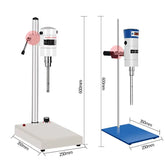 High Speed Lab Disperser Mixer High Shear Homogenizer Emulsifier - aibasetek